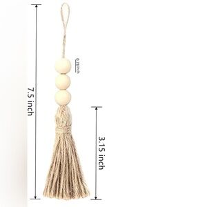 3 Jute rope tassels